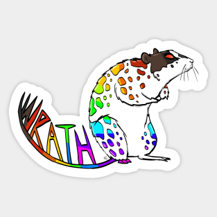 LGBTQA+ W(rat)h Sticker